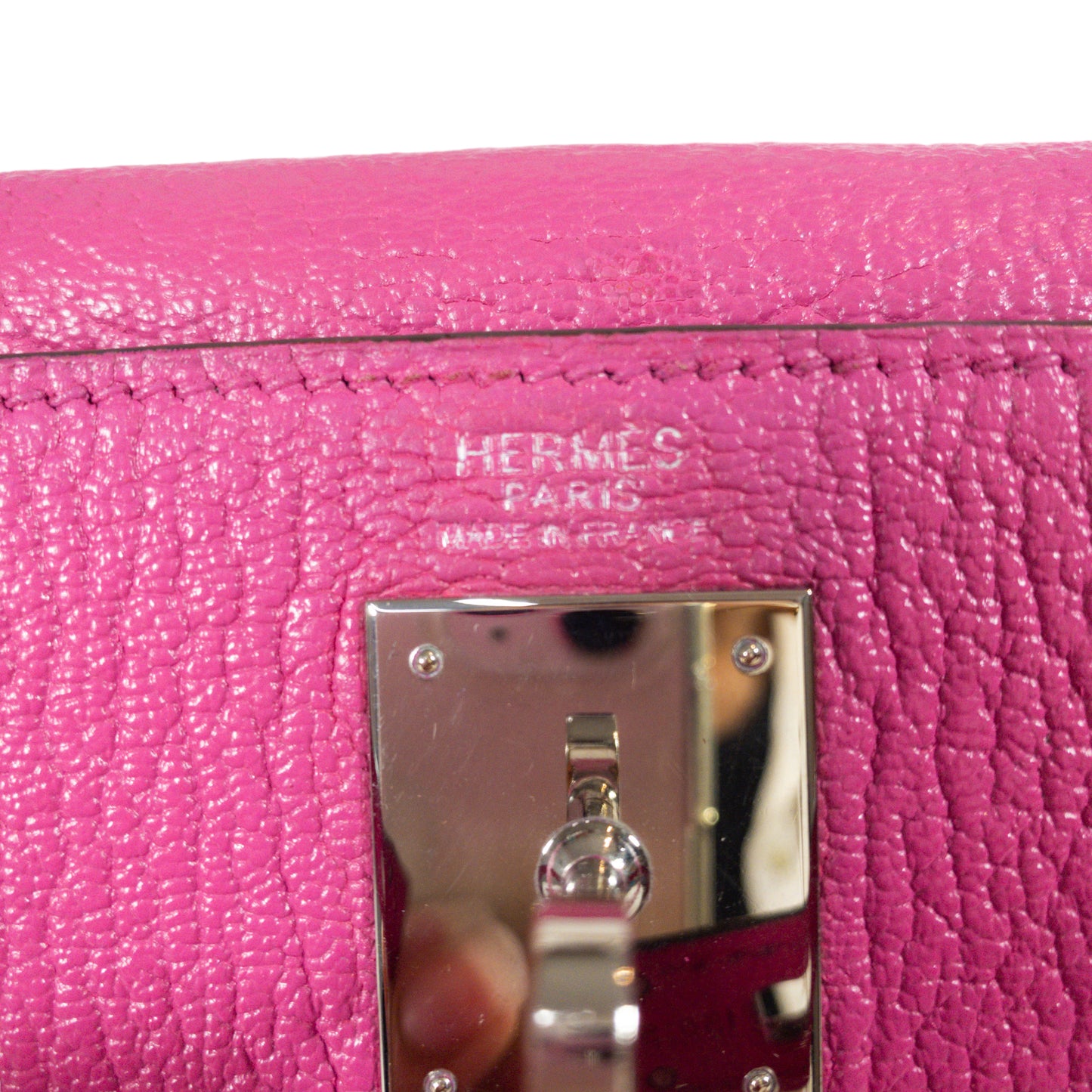 Hermes Kelly 32cm Rose Shocking Chevre PHW