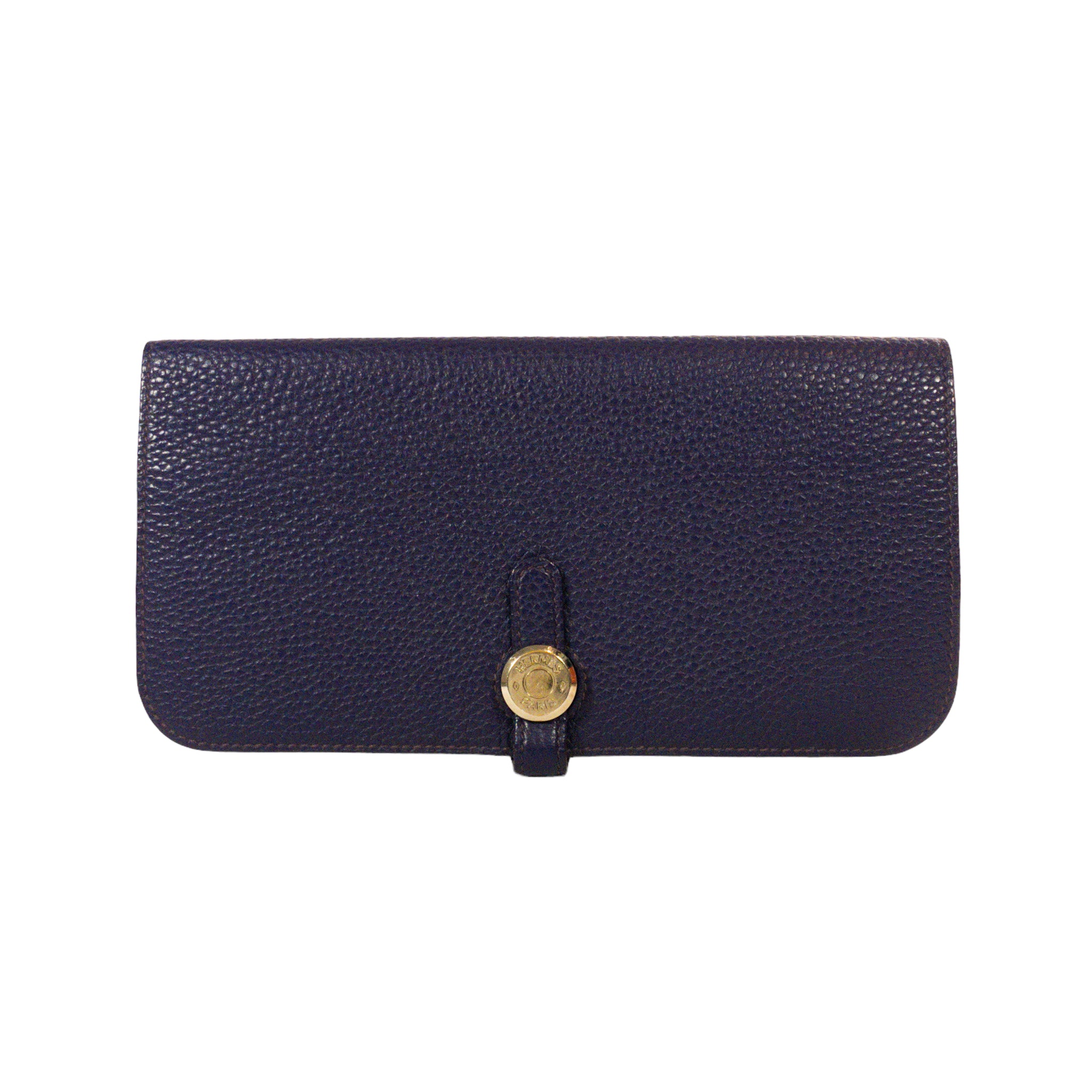 Hermes Purple Dogon Wallet