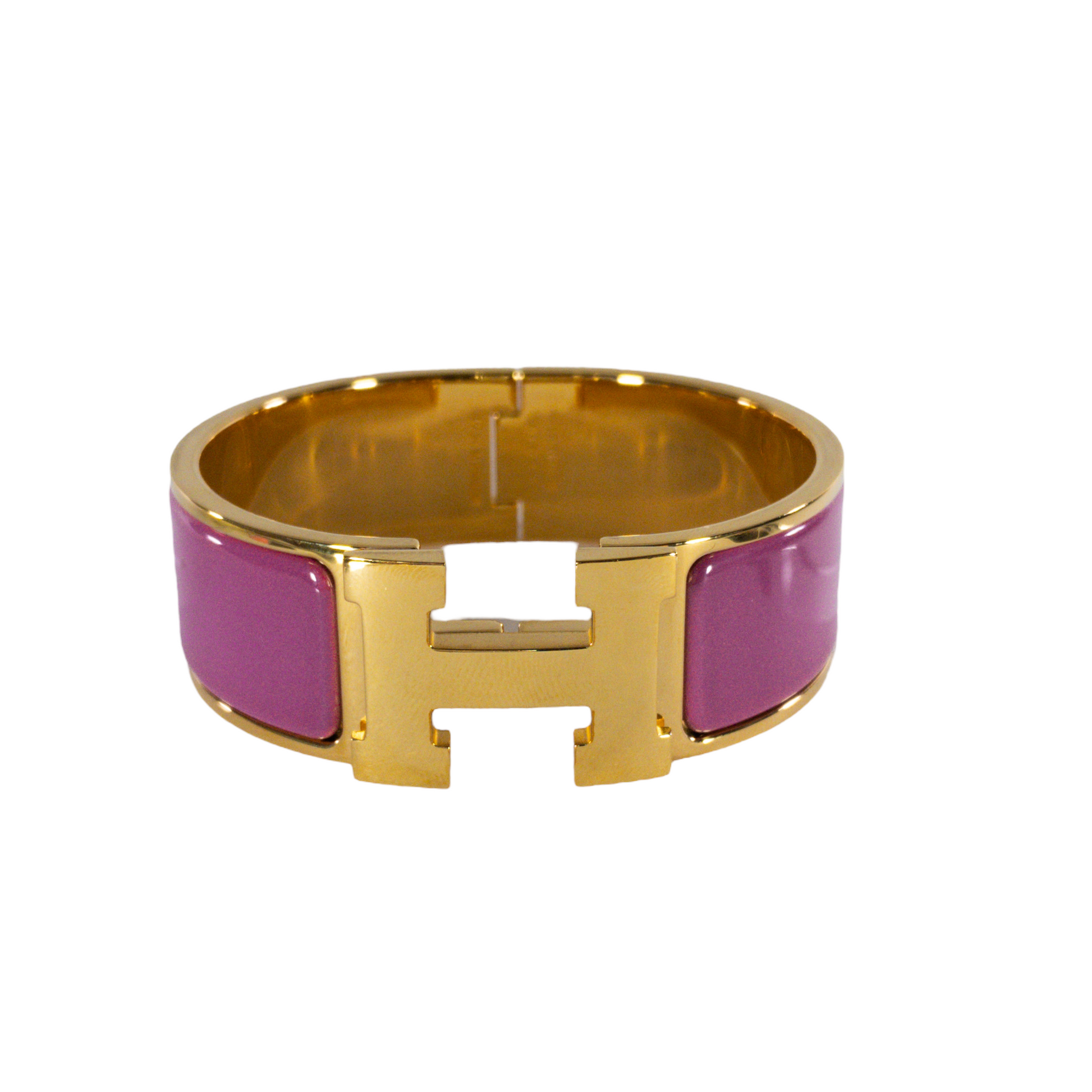 Hermes Rose Azalee Wide Clic H Bracelet GHW – Consign of the Times ™ Hermes Rose Azalee Wide Clic H Bracelet GHW – Consign of the Times ™