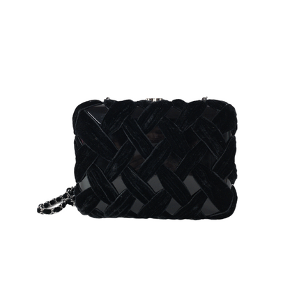 Chanel Velvet/Resin Minaudière w Chain
