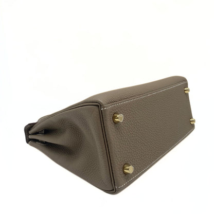 Hermes Kelly 25 Etoupe Togo Gold Hardware