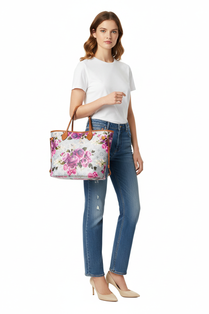 Louis Vuitton bag on model