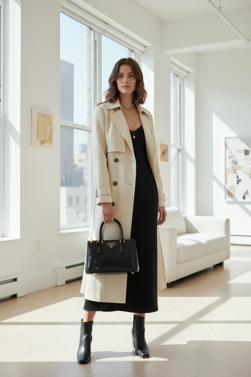 Prada Galleria Small Black Patent Leather Bag