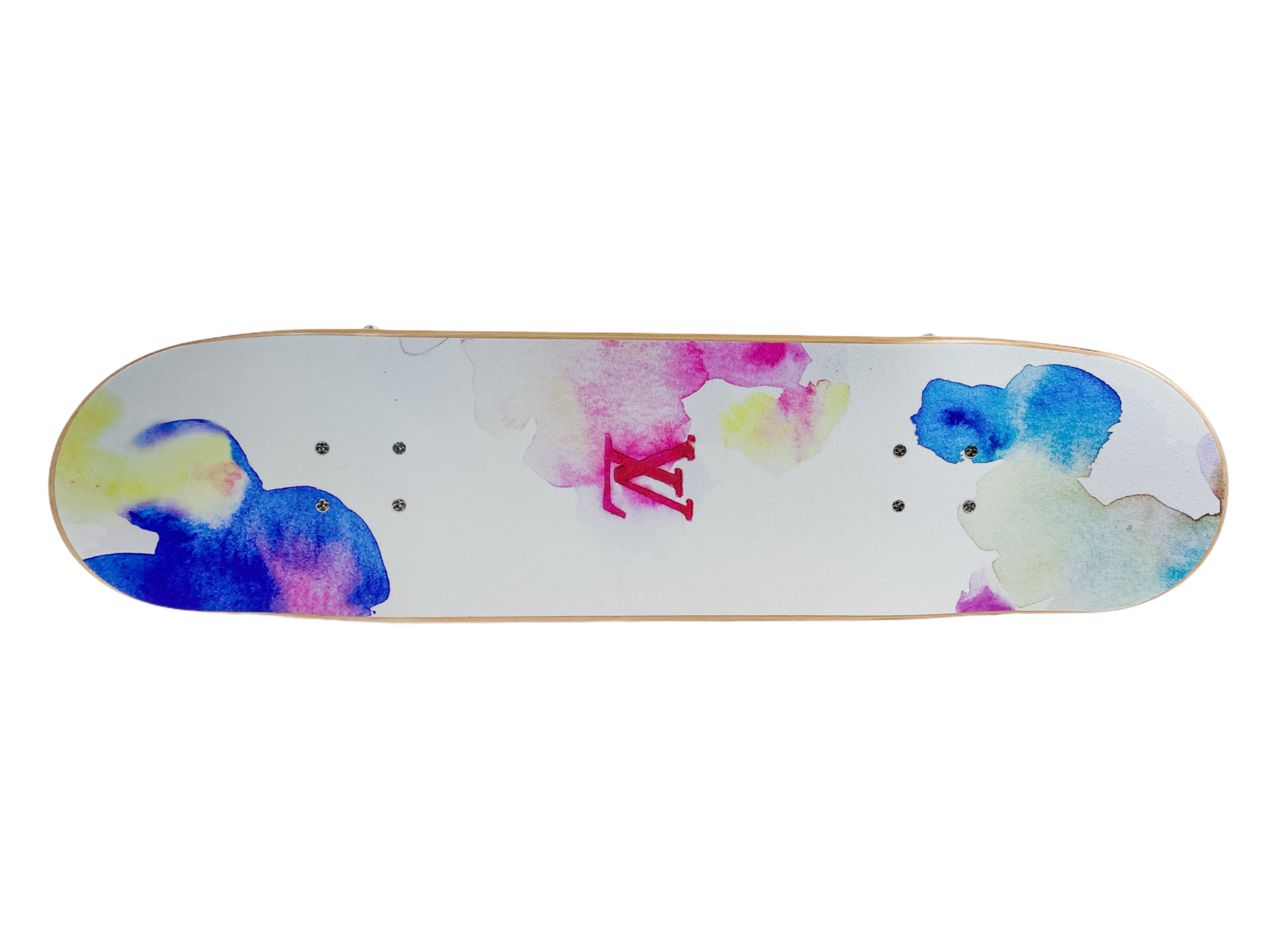 Louis Vuitton Water Color Skateboard Consign of the Times