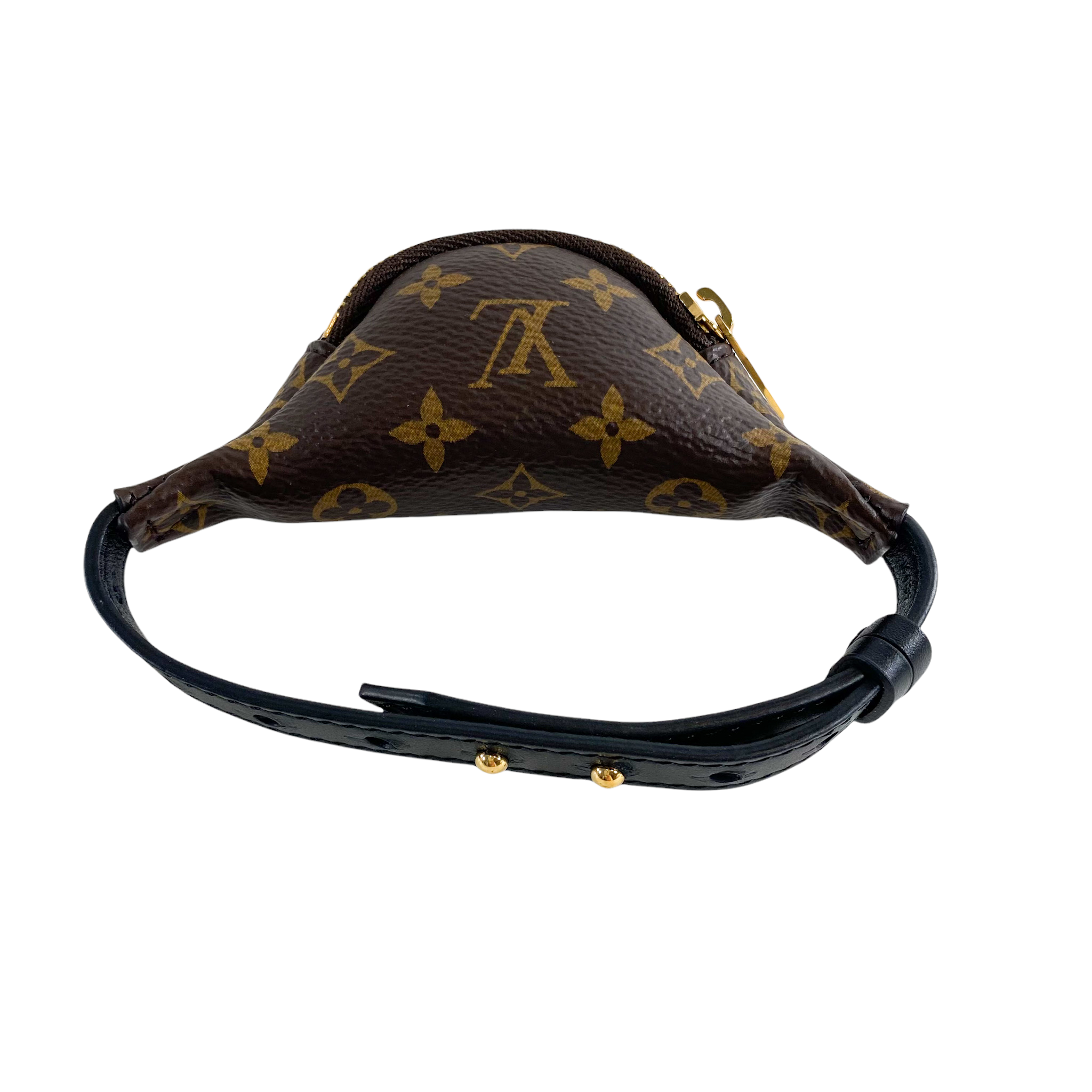 Louis Vuitton Party Bumbag Bracelet Monogram Brown in Coated Canvas/Calf  Leather with Gold-tone - US