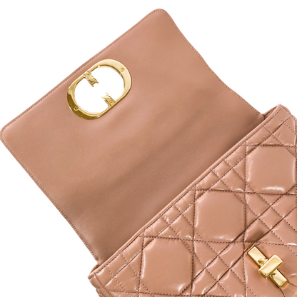 Dior Medium Caro Warm Taupe
