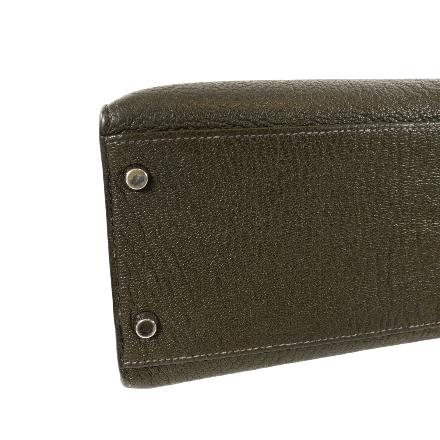 Hermes Kelly 32cm Green Chevre PHW