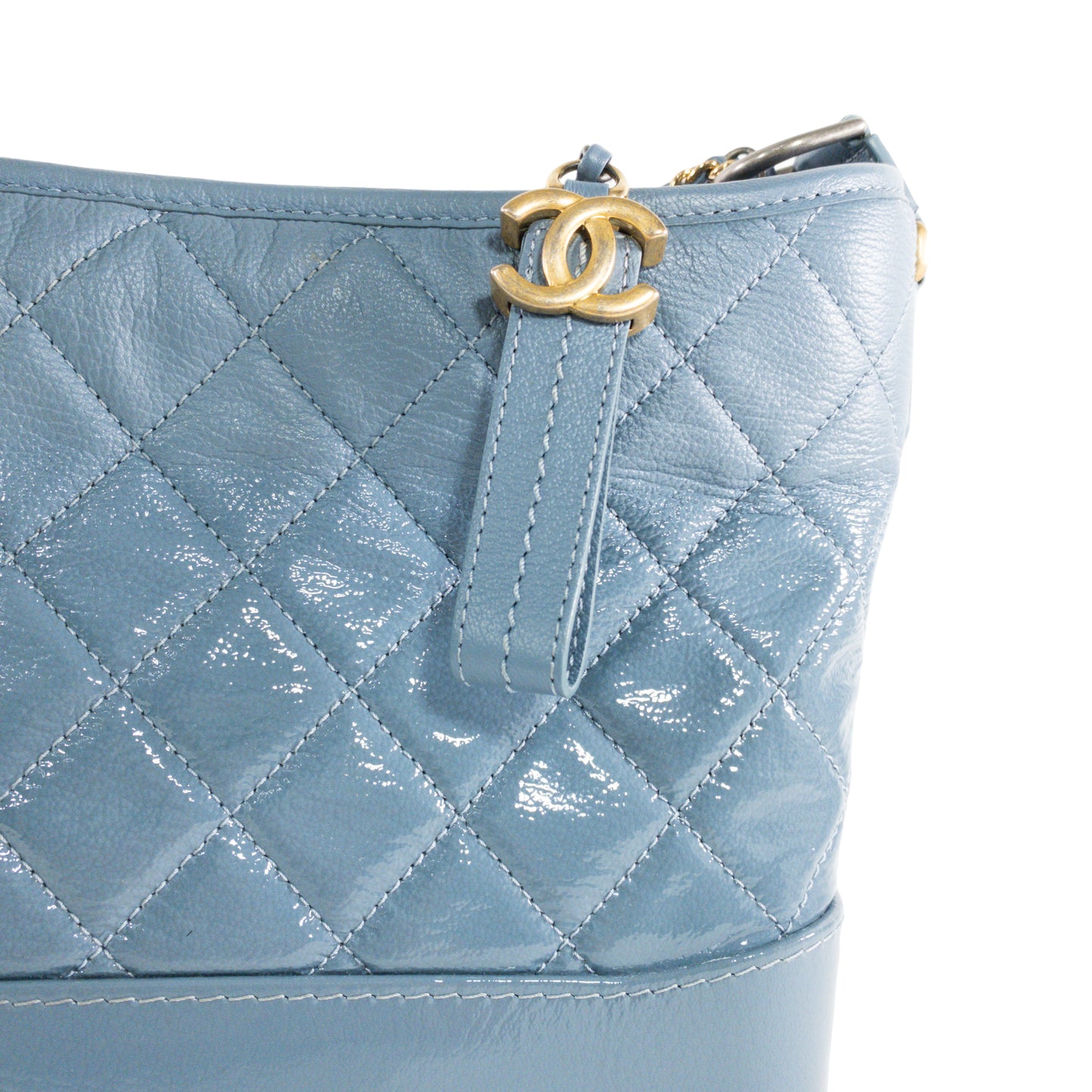 Chanel Blue Glazed Large Gabrielle