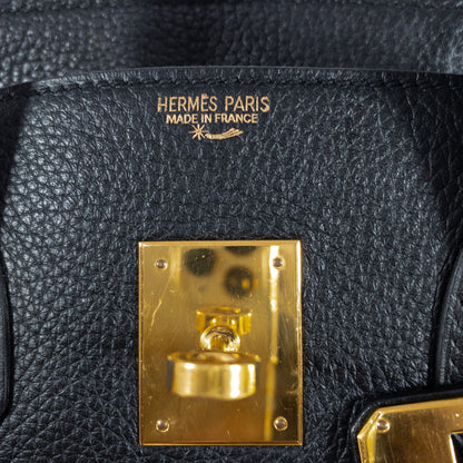 Hermes Black Birkin Vintage Shooting Star GHW