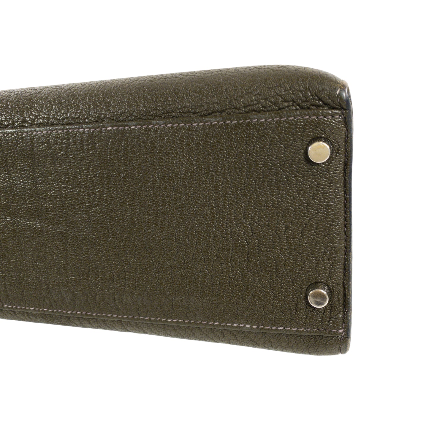 Hermes Kelly 32cm Green Chevre PHW