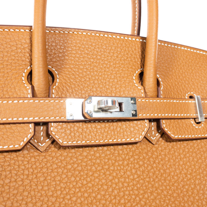 Hermes Birkin 25 Gold Togo PHW
