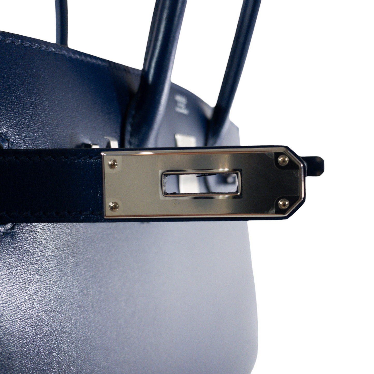 Hermes Blue Saphir Sellier Birkin 30