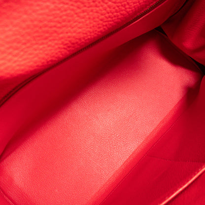 Hermes Kelly 32cm Rouge Pivoine Clemence GHW