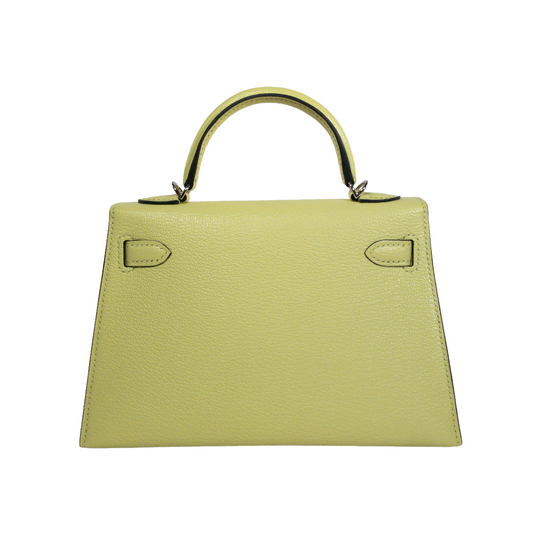 Hermes Mini Kelly Jaune Bourgeon PHW