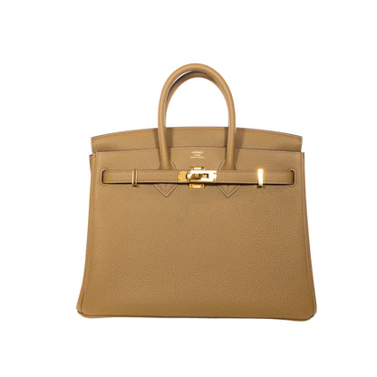 Hermes Biscuit Birkin 25 Togo GHW
