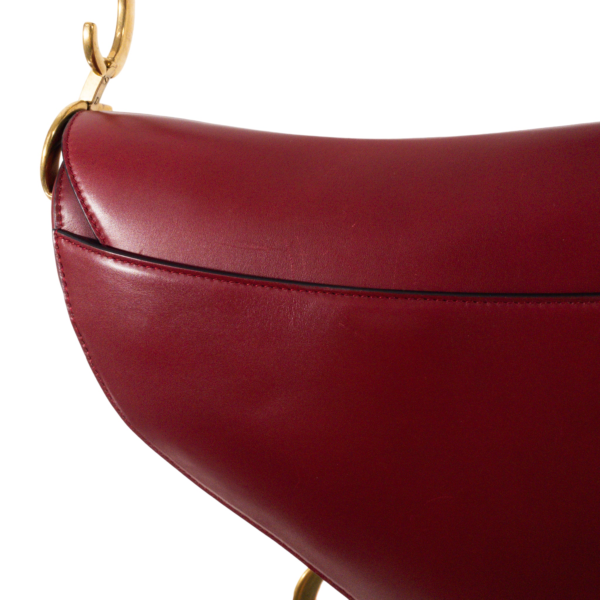 Dior Leather Medium Saddle Bag