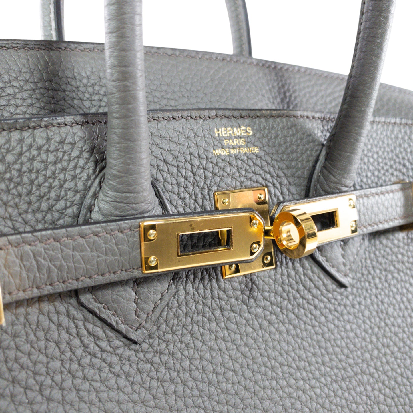 Hermes Birkin 25 Etain Togo GHW