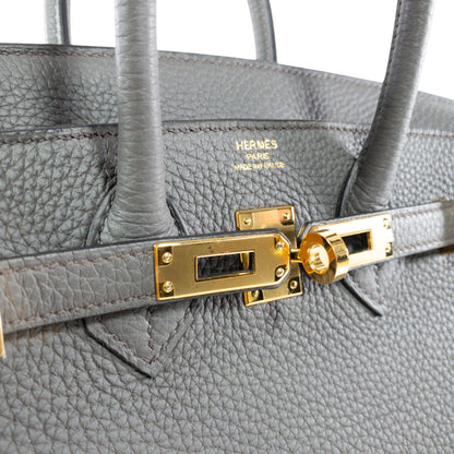 Hermes Birkin 25 Etain Togo GHW