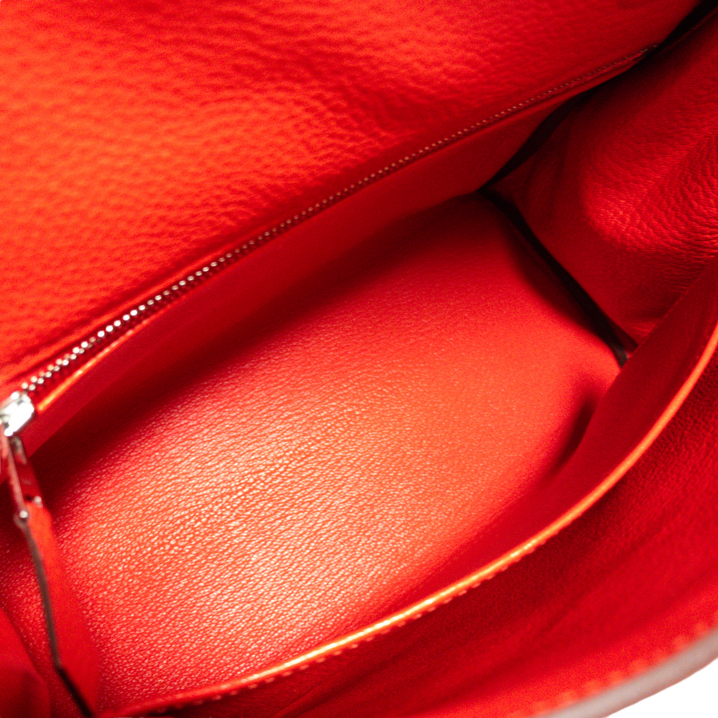 Hermes Poppy/Capucine Kelly 25 Touché PHW