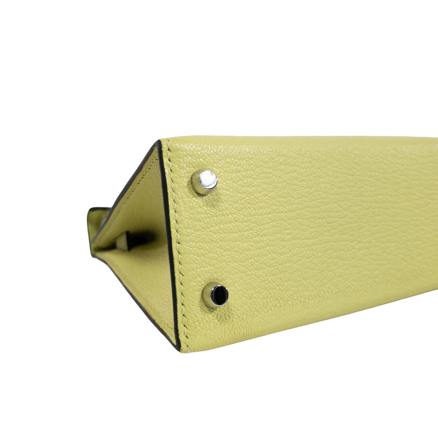 Hermes Mini Kelly Jaune Bourgeon PHW