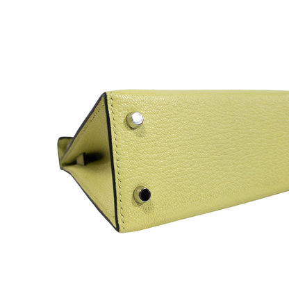 Hermes Mini Kelly Jaune Bourgeon PHW
