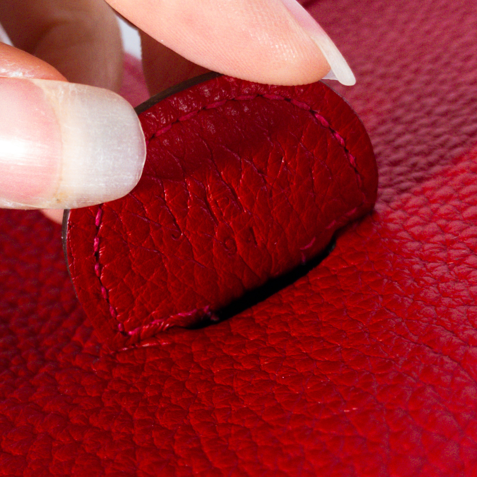 Hermes Rouge Casaque Evelyne GM PHW