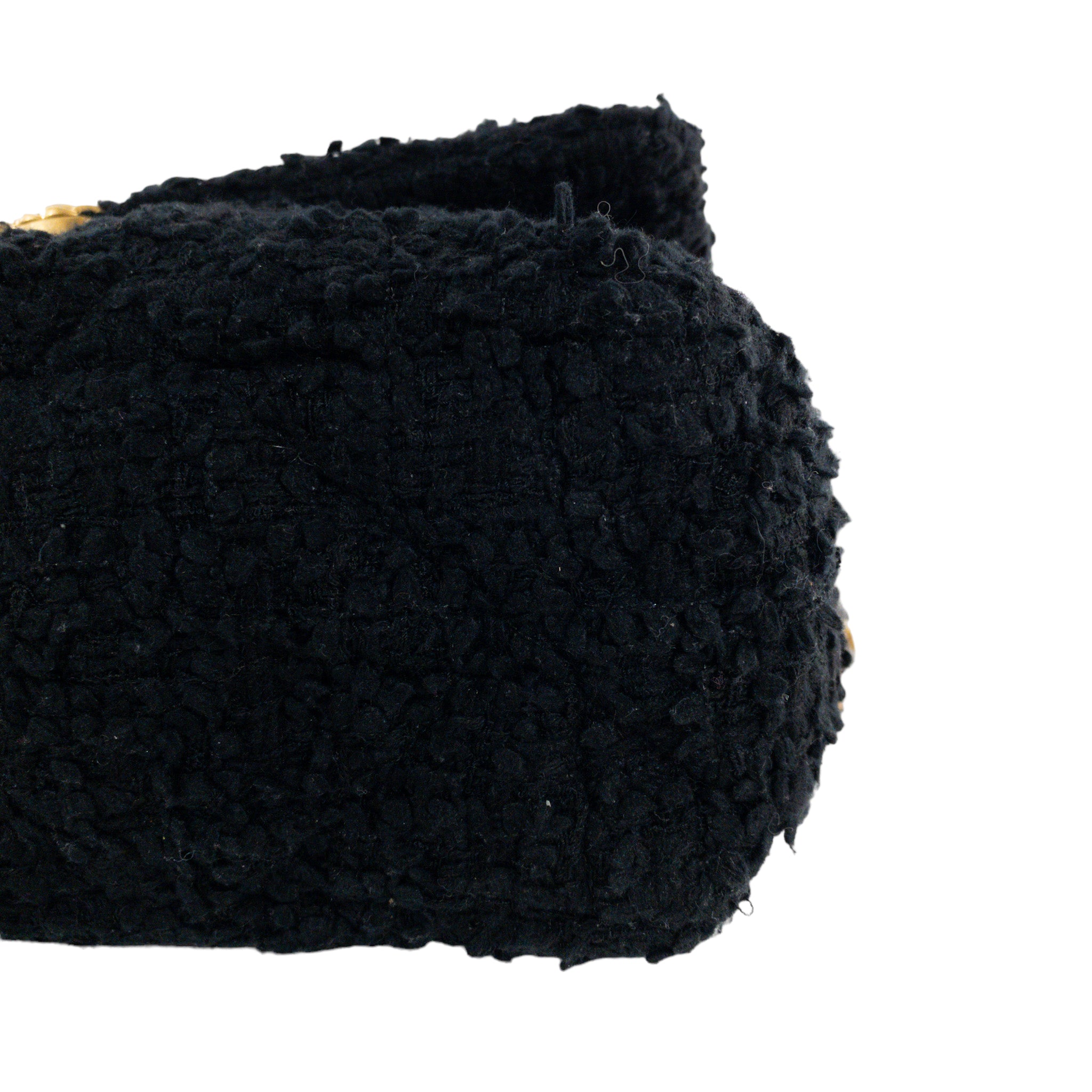 Chanel Black Tweed Large 19