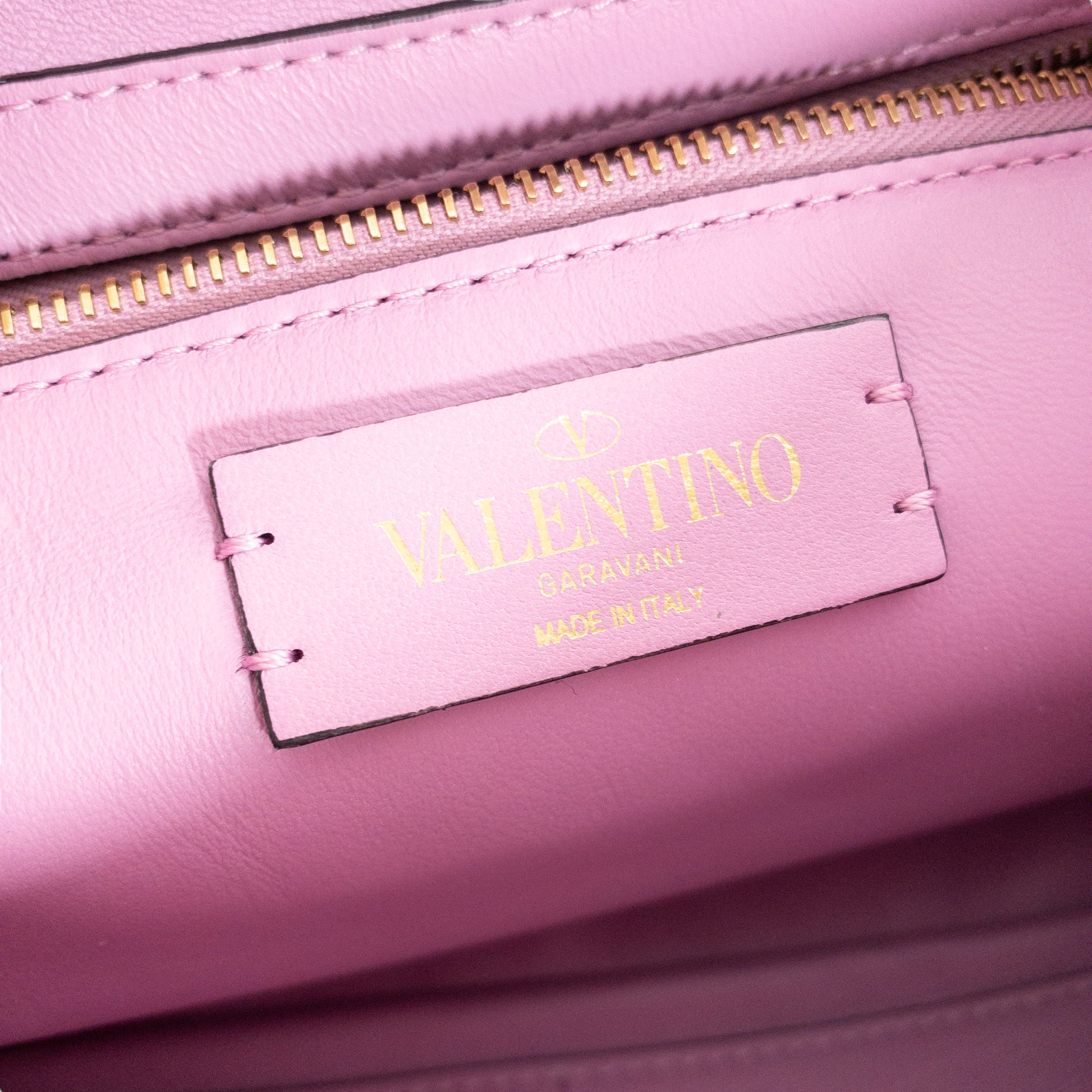 Valentino Pink Large Roman Stud Flap Bag