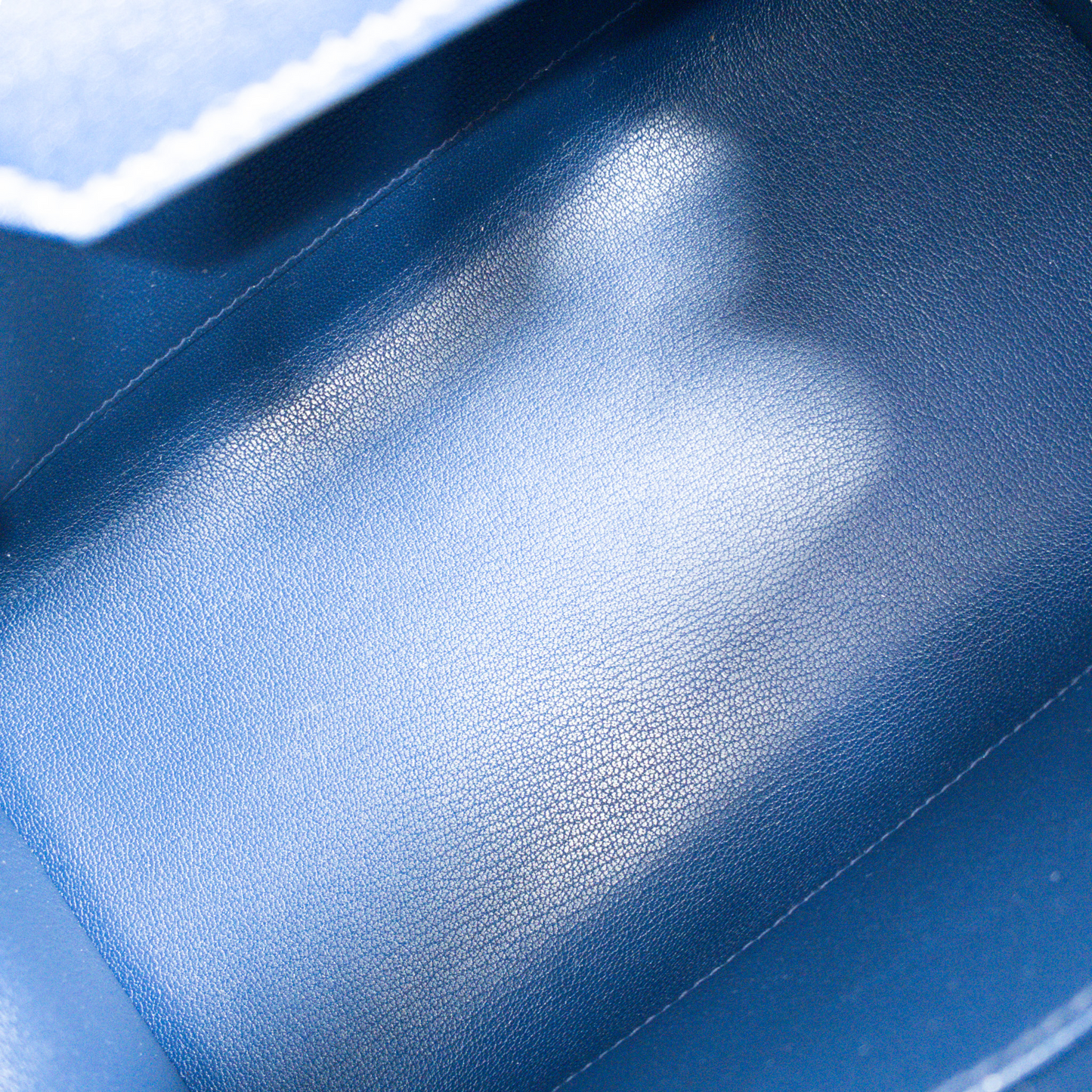 Hermes Blue Saphir Sellier Birkin 30