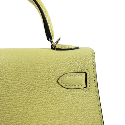 Hermes Mini Kelly Jaune Bourgeon PHW