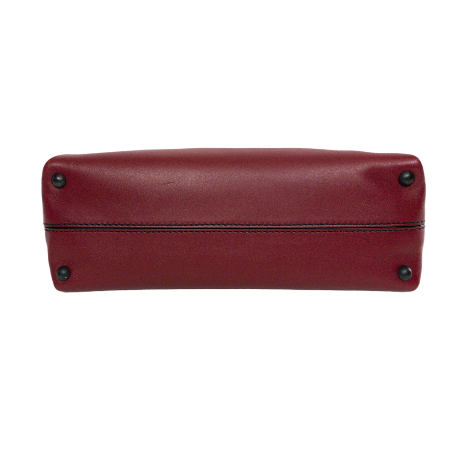 Bottega Veneta Red Intrecciato Top Handle