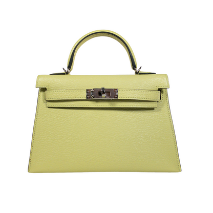 Hermes Mini Kelly Jaune Bourgeon PHW