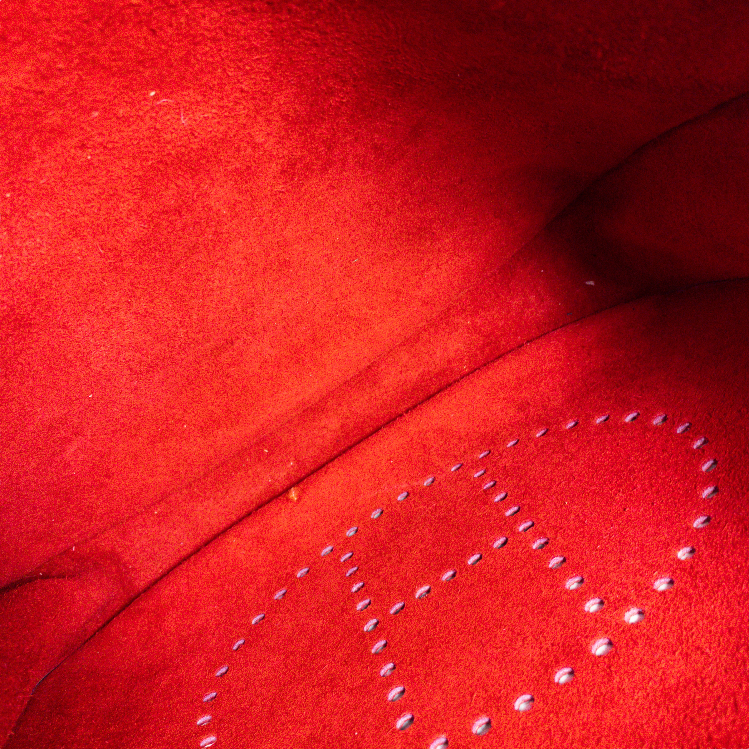 Hermes Rouge Casaque Evelyne GM PHW