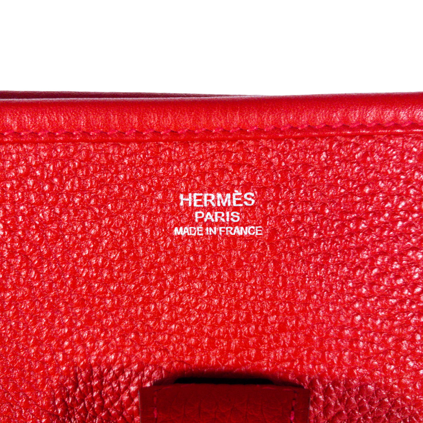 Hermes Rouge Casaque Evelyne GM PHW
