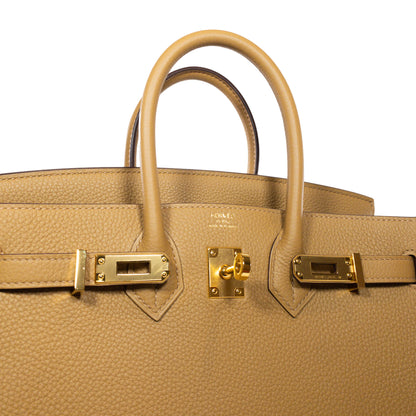 Hermes Biscuit Birkin 25 Togo GHW