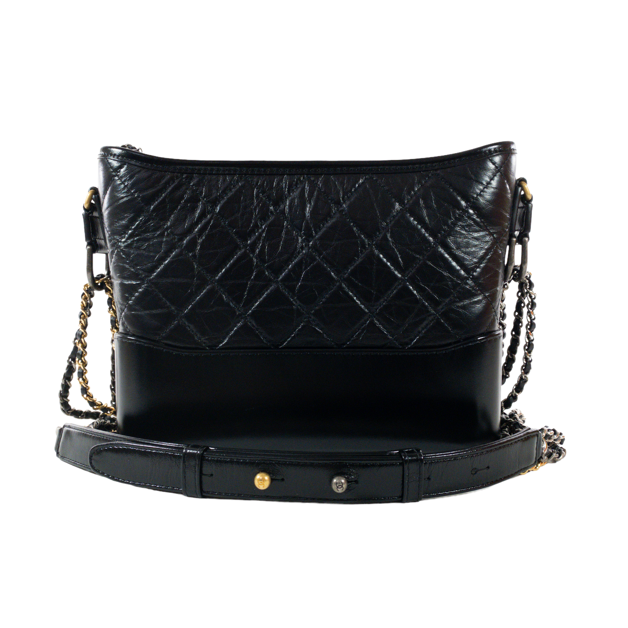 Chanel gabrielle sales black small