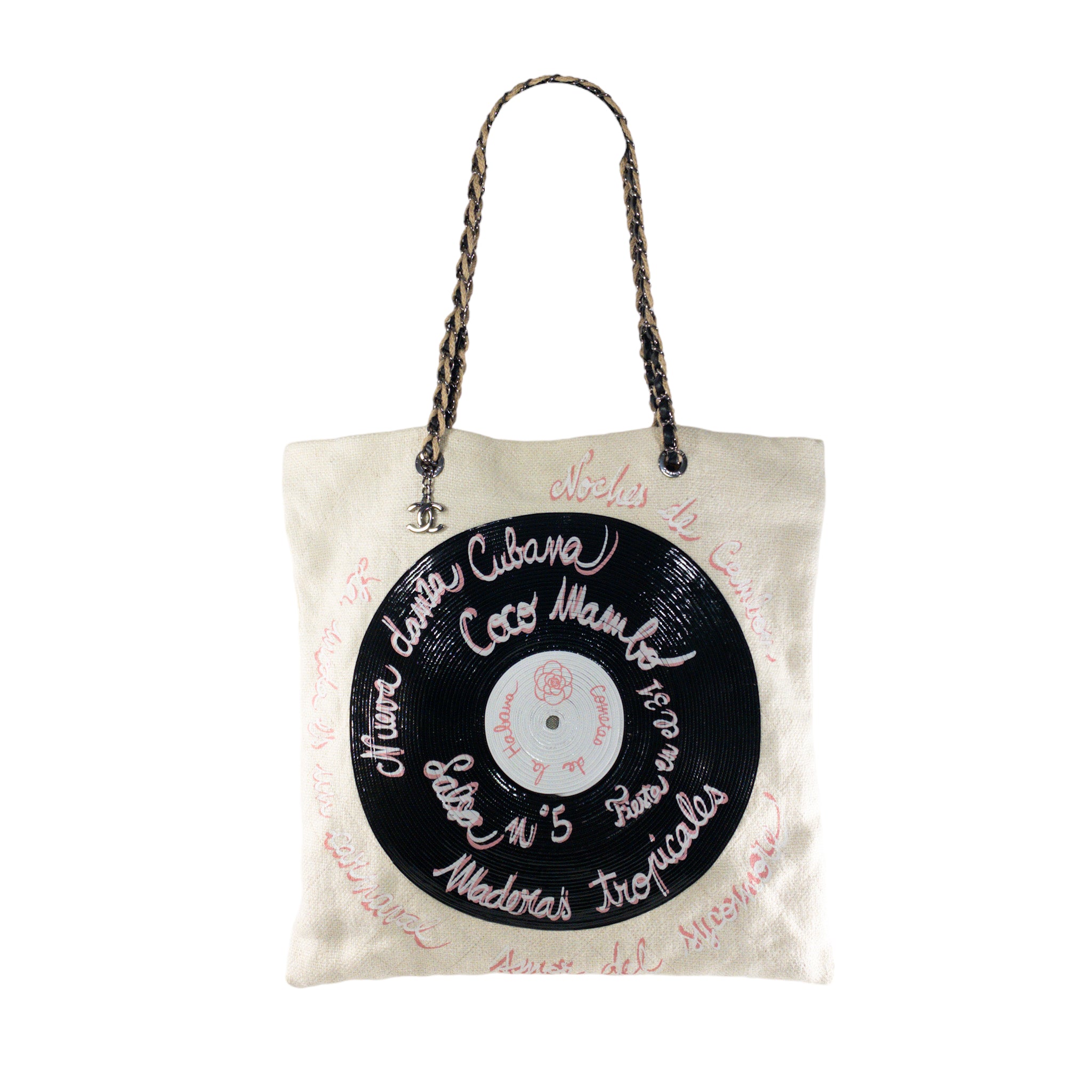 Chanel Beige Coco Cuba Record Embroidered Tote – Consign of the Times ™