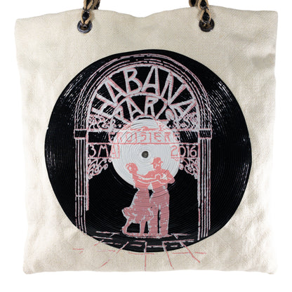 Chanel Beige Coco Cuba Record Embroidered Tote