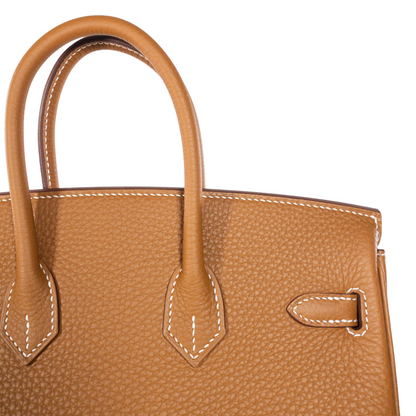 Hermes Birkin 25 Gold Togo PHW