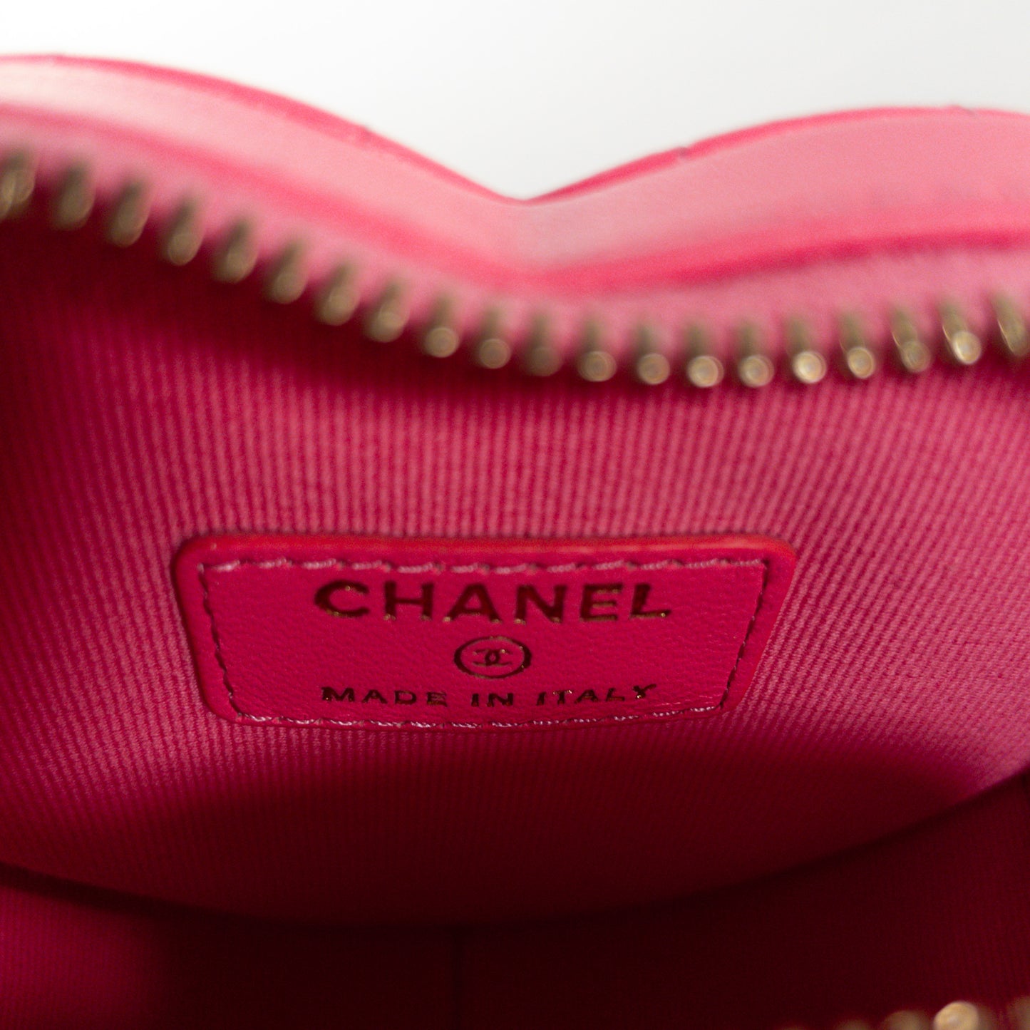 Chanel Pink Mini Heart Belt Bag