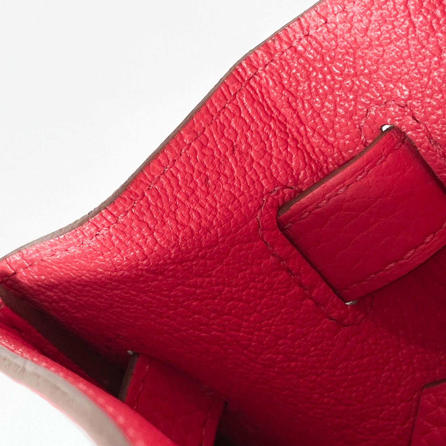 Hermes Kelly 32cm Rouge Pivoine Clemence GHW