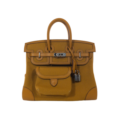 Hermes Sesame 25cm Cargo Birkin