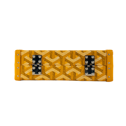Goyard Yellow Mini Trunk Bag with Harness