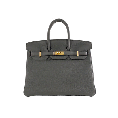 Hermes Birkin 25 Etain Togo GHW