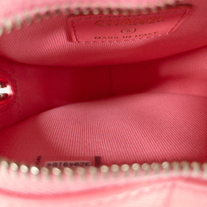 Chanel Pink Mini Heart Belt Bag