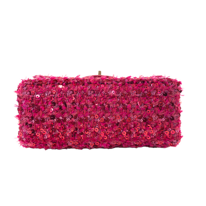 Chanel Pink Tweed Reissue 224 with Sequins