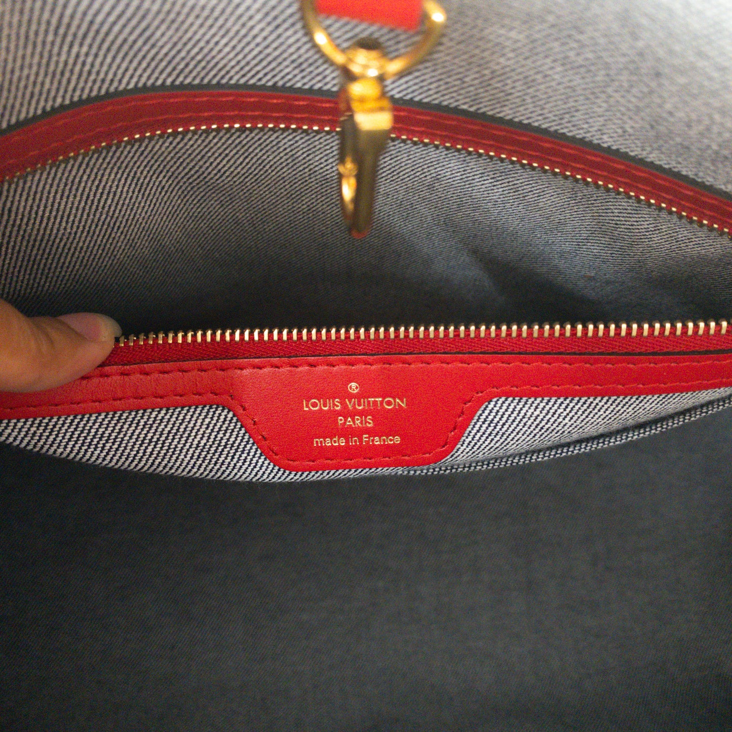 Louis Vuitton Denim Patchwork On the Go GM