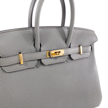 Hermes Birkin 25 Etain Togo GHW