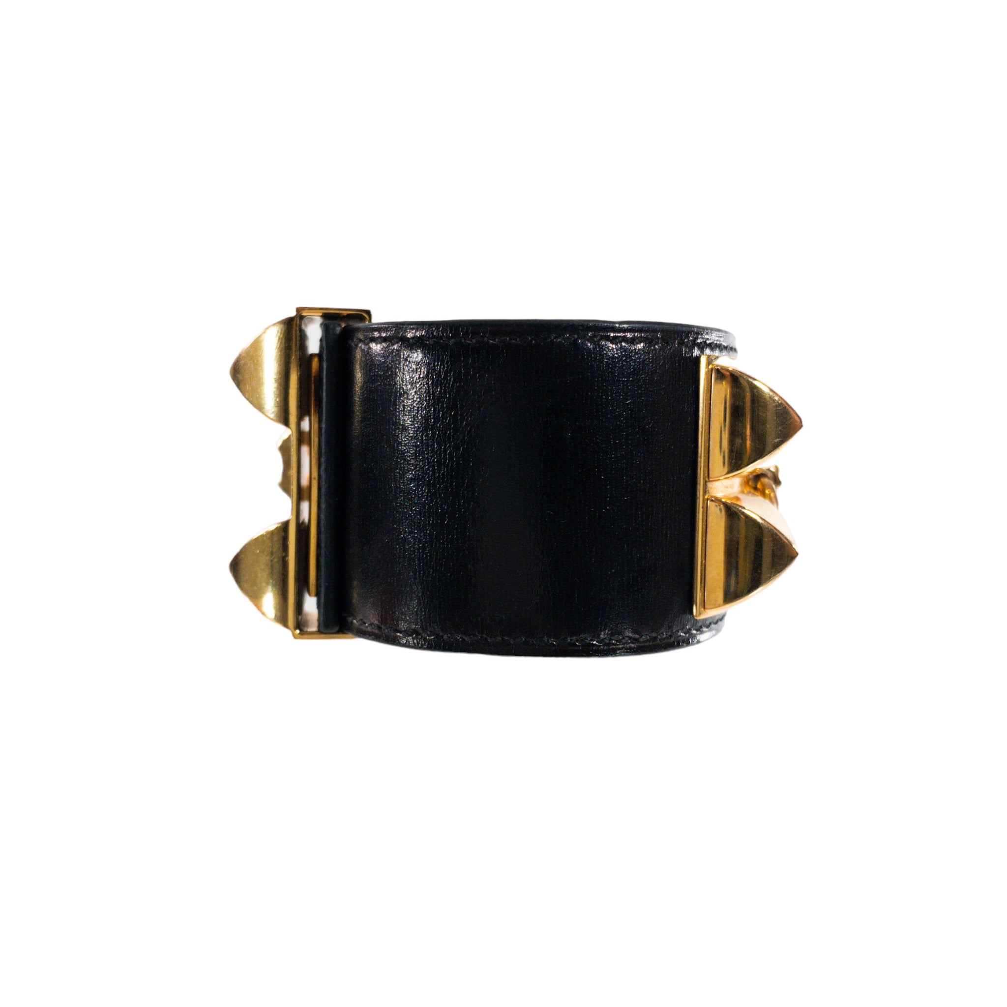 Hermes Black CDC Collier de Chien GHW