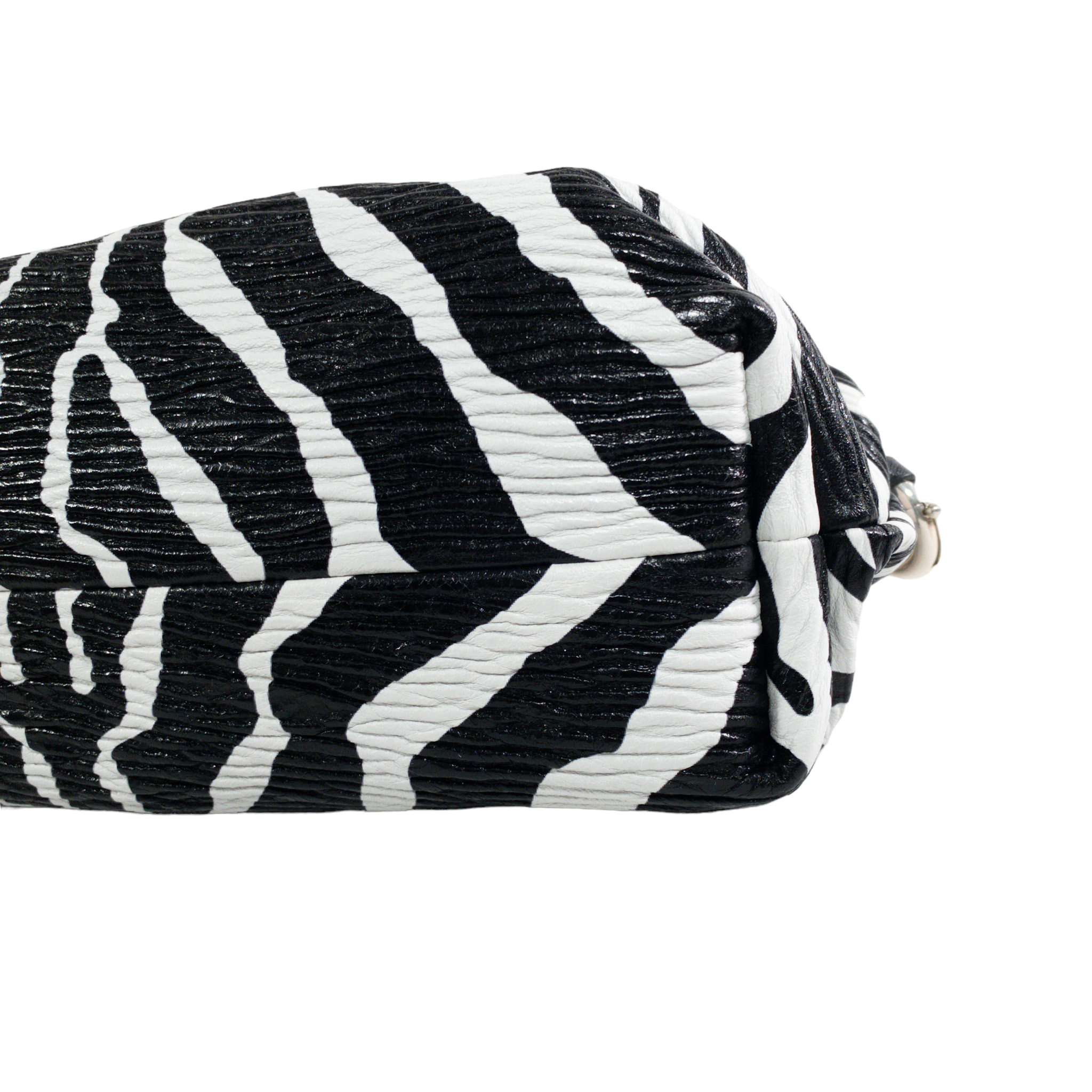 Bottega Veneta Zebra Stripe Chain Pouch